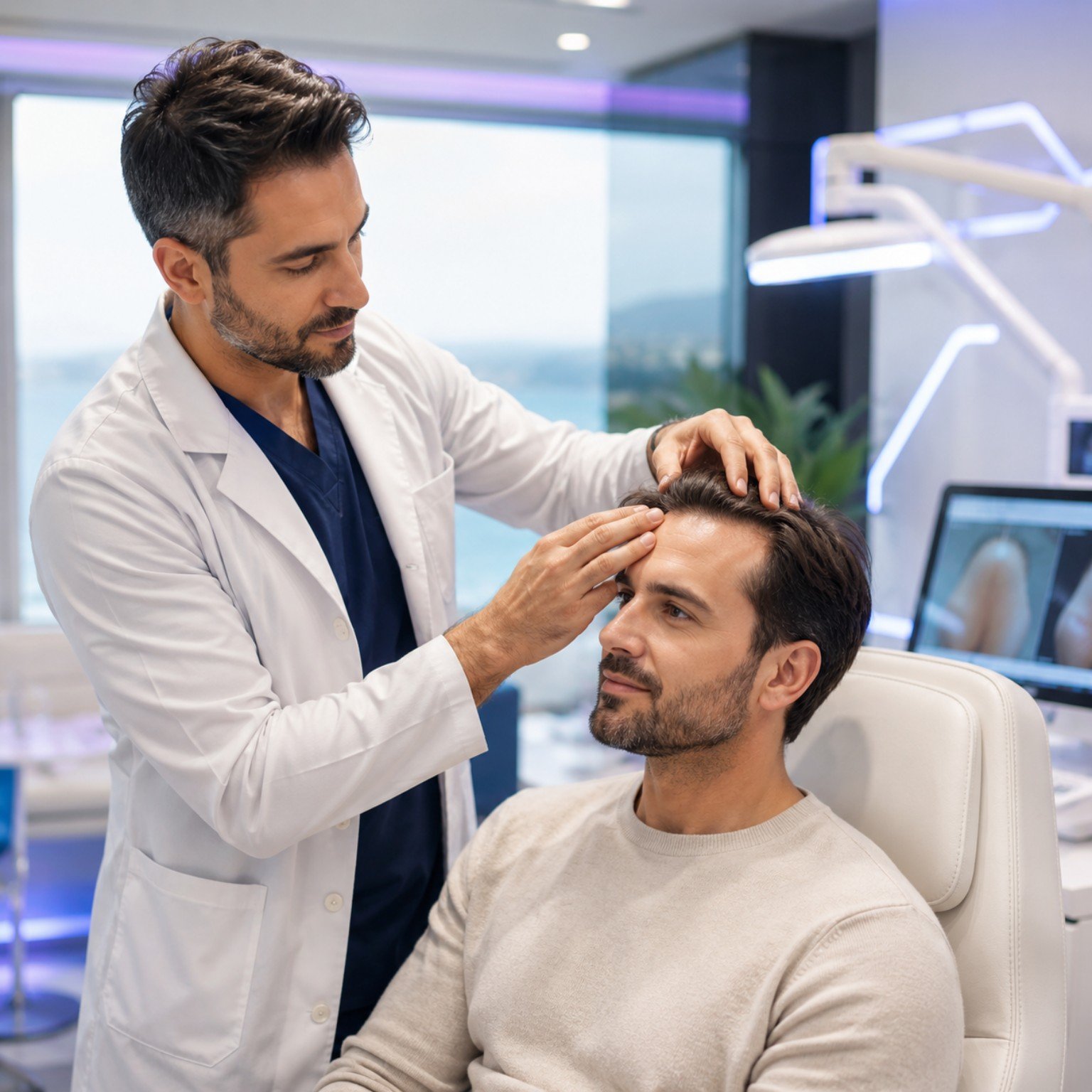 Hair transplant consultation