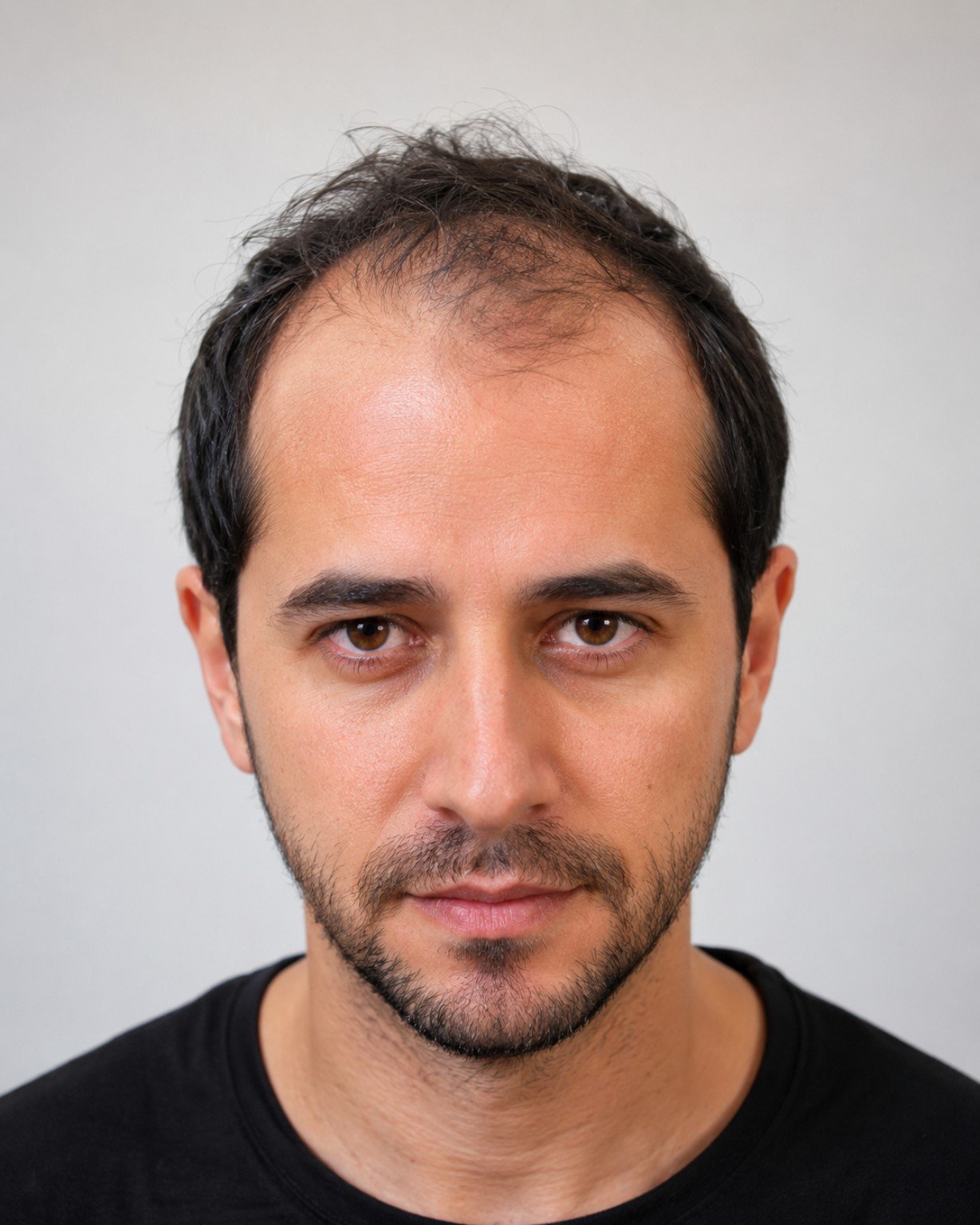 Hair transplant before